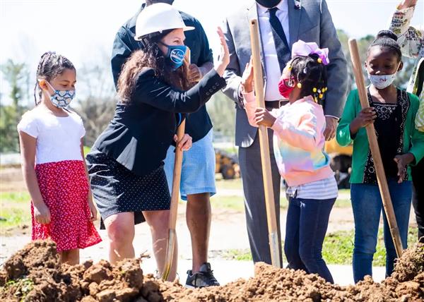 Principal groundbreaking 